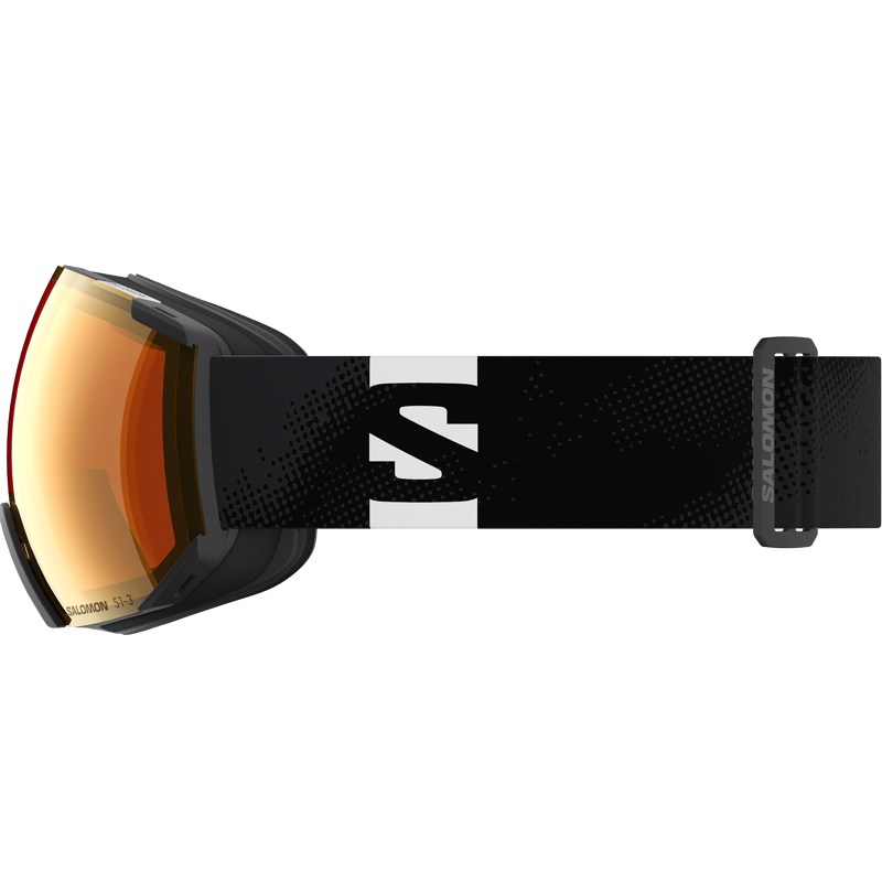 Salomon Radium Black Ski Goggles with Photochromic Red Lens-3