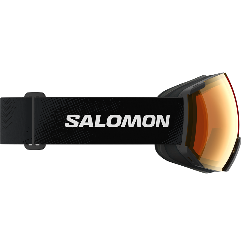 Salomon Radium Black Ski Goggles with Photochromic Red Lens-1