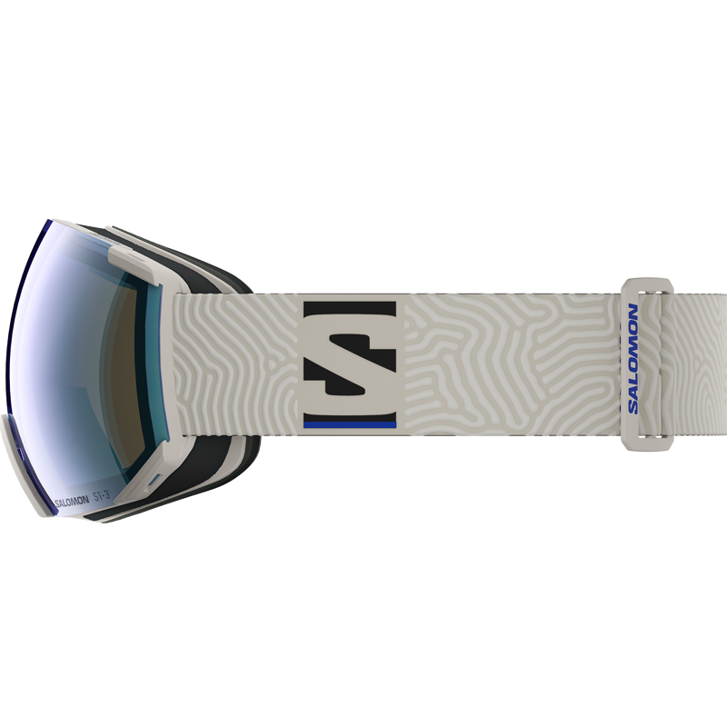 Salomon Radium Grey Ski Goggles with Photochromic Blue Lens-1