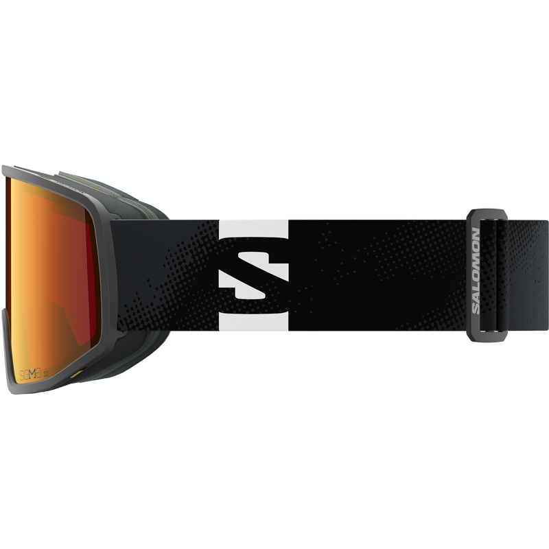 Salomon Sentry Pro S Black Ski Goggles with SIGMA Poppy Red Lens-3