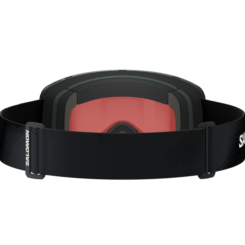 Salomon Sentry Pro S Black Ski Goggles with SIGMA Poppy Red Lens-1