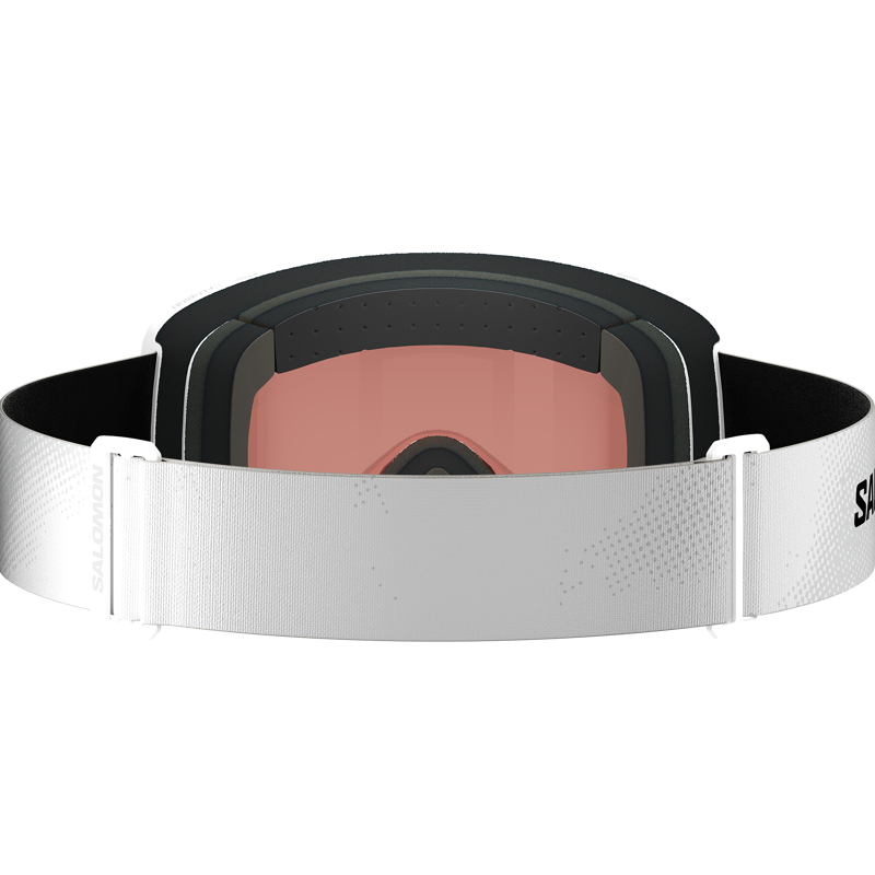 Salomon Sentry Pro S White Ski Goggles with SIGMA Silver Pink-1