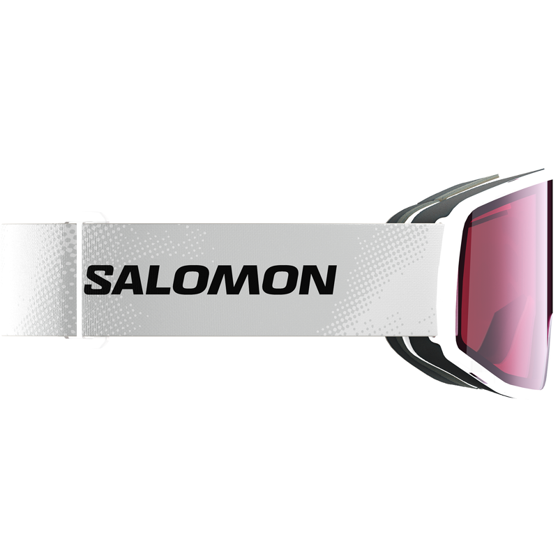 Salomon Sentry Pro S White Ski Goggles with SIGMA Silver Pink-3