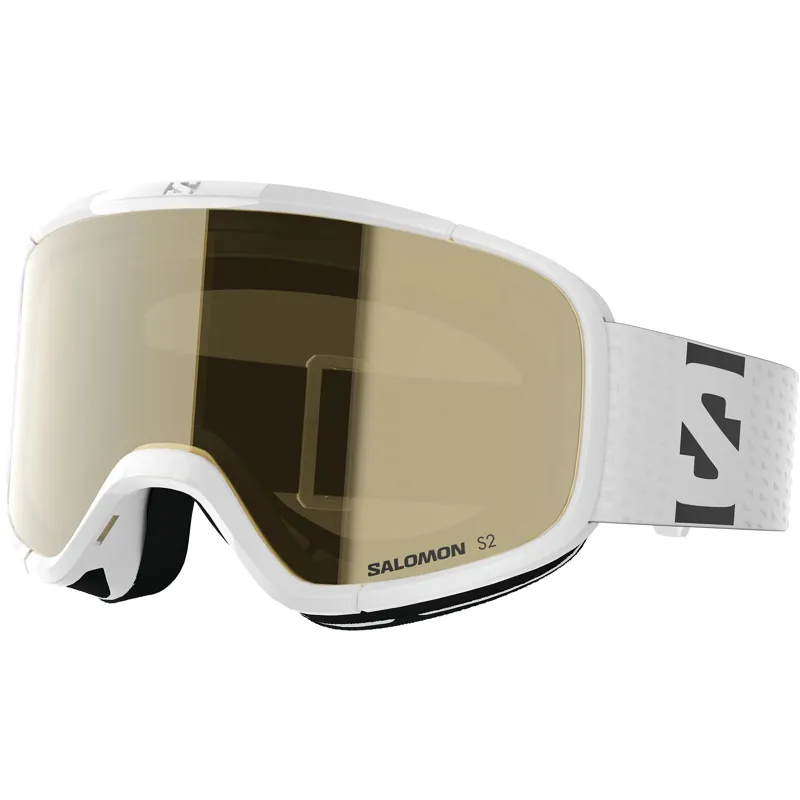 Salomon Aksium 2.0 Access Goggles White with Gold Lens