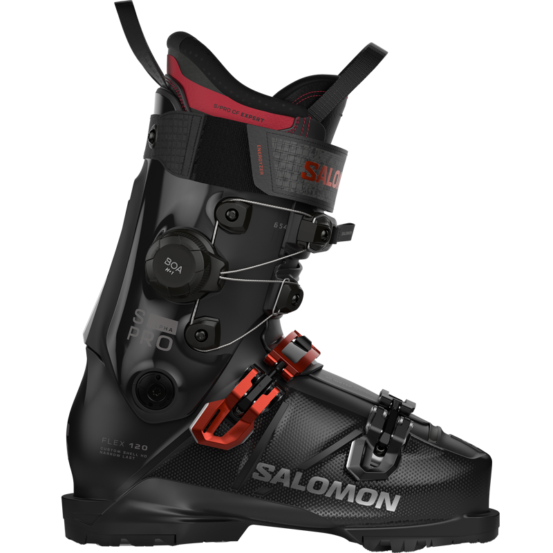 Salomon S/Pro Alpha C BOA 120 Mens Ski Boots Black