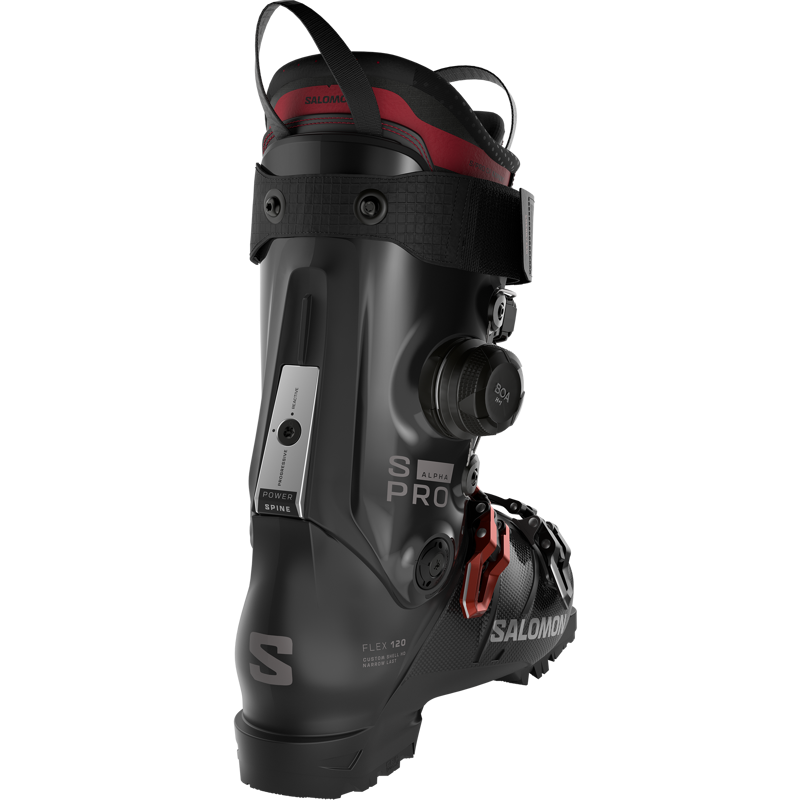 Salomon S/Pro Alpha C BOA 120 Mens Ski Boots Black-1