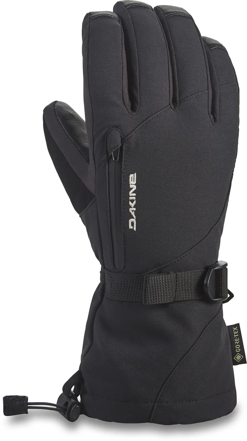Dakine Sequoia Leather Gore-Tex Womens Ski Gloves - Black