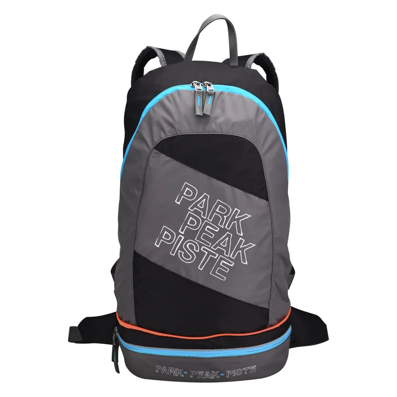 Manbi 2 in 1 Back Pack or Bum Bag - Rock Grey Blue Orange-2