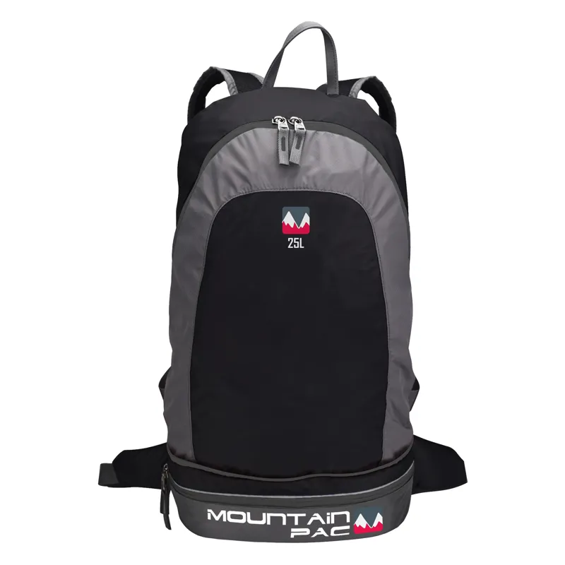 Manbi 2 in 1 Back Pack or Bum Bag - Rock Grey Black-2