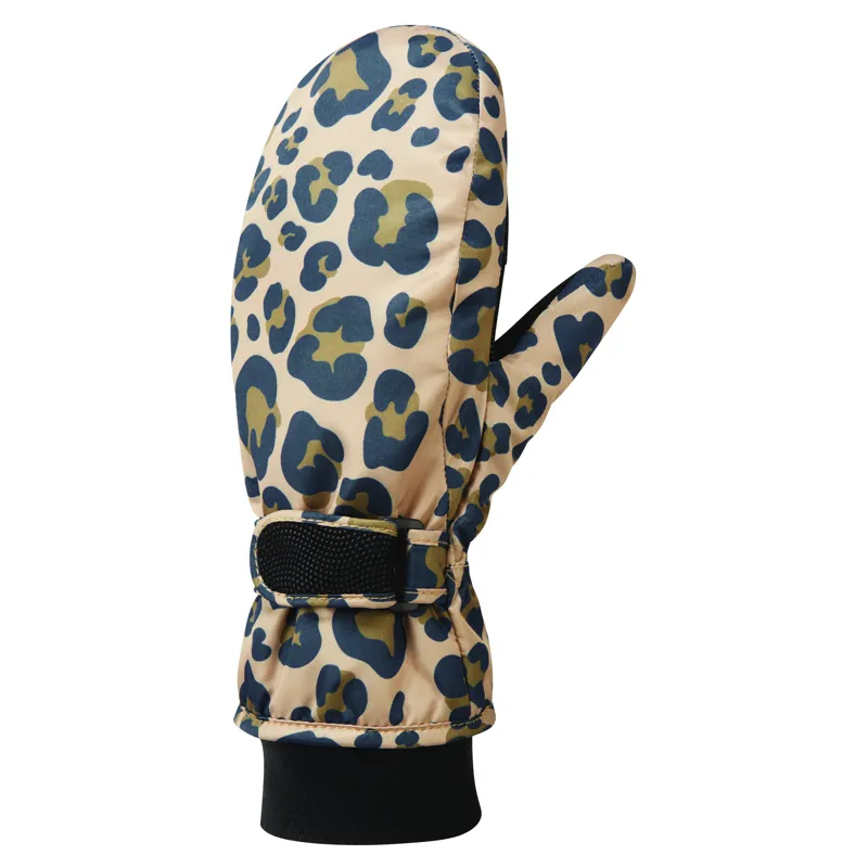 Manbi Arctic Womens Mittens - Leopard Brown