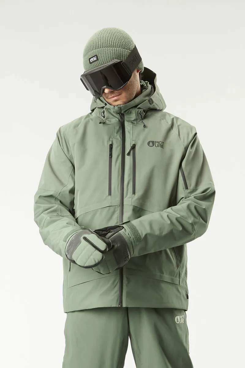 Picture Goods Mens Ski Jacket - Laurel Wreath Green-2