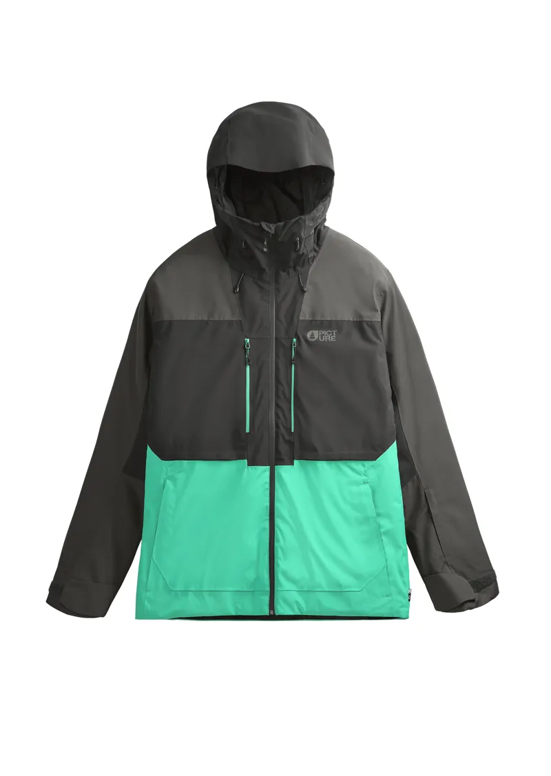 Picture Object Mens Ski Jacket - Green Black