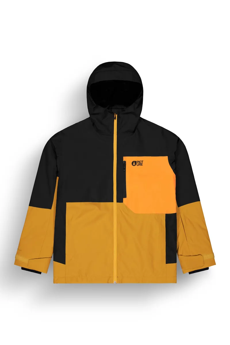 Picture Nitric Mens Ski Jacket - Black/Honey