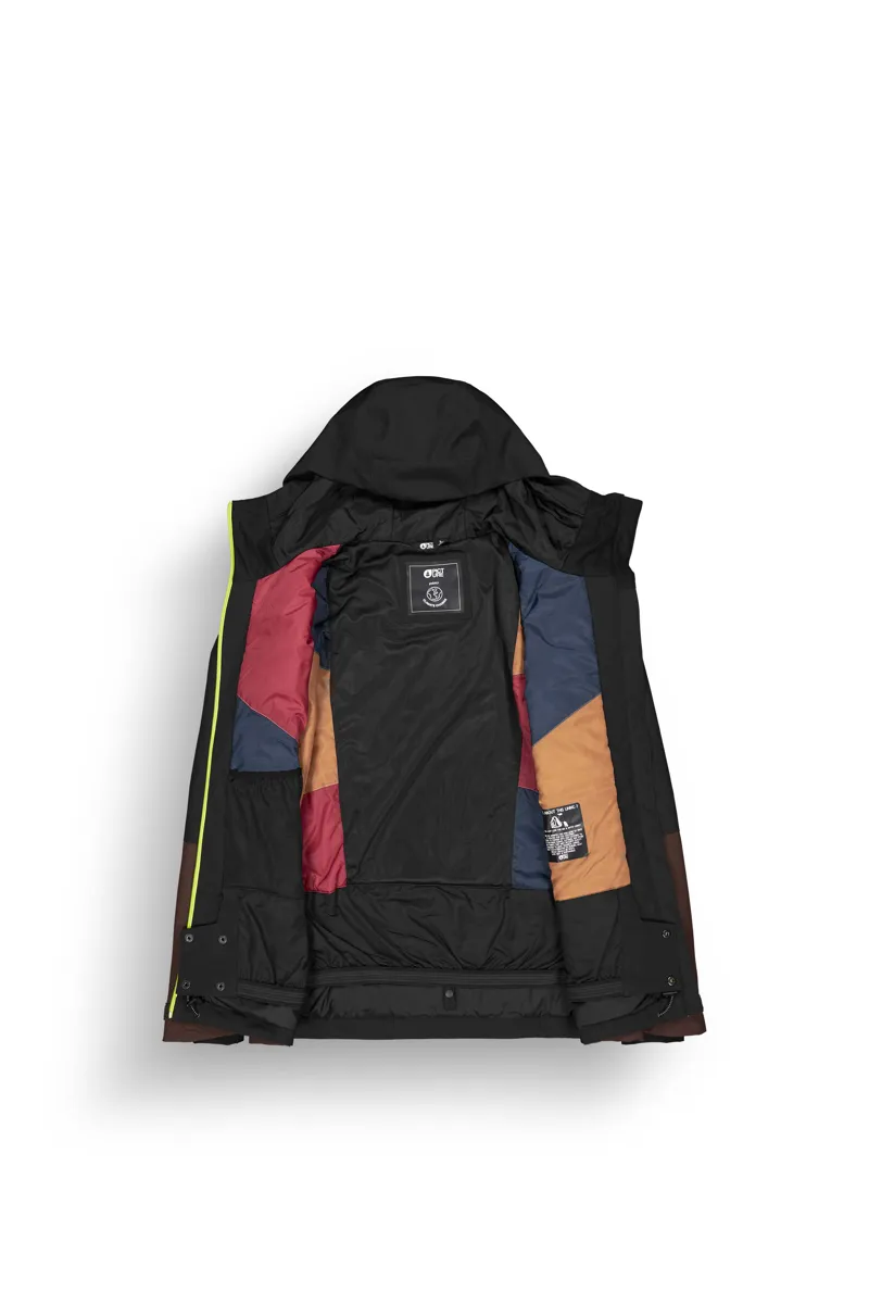 Picture Nitric Mens Ski Jacket - Chicory/Lime-2