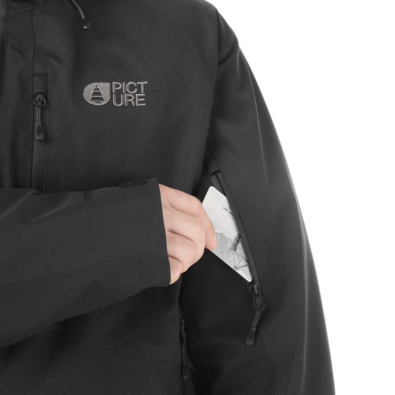 Picture Goods Mens Ski Jacket - Black-4