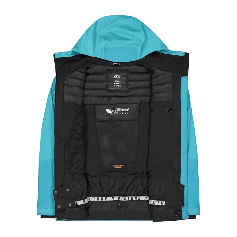 Picture Goods Mens Ski Jacket - Capri Blue-2