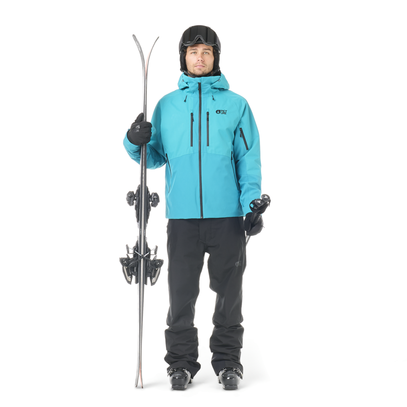 Picture Goods Mens Ski Jacket - Capri Blue-7