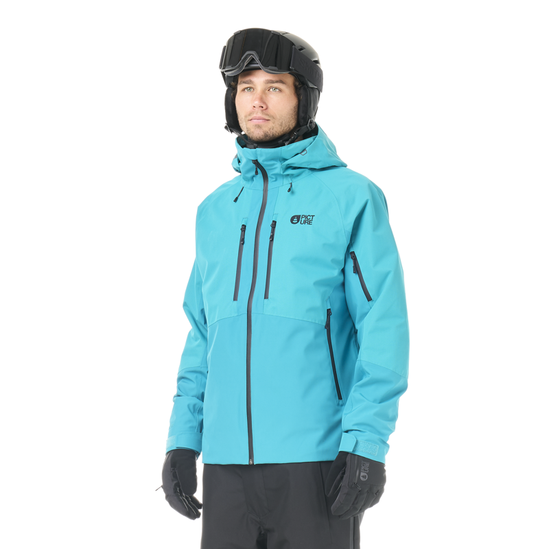Picture Goods Mens Ski Jacket - Capri Blue-6