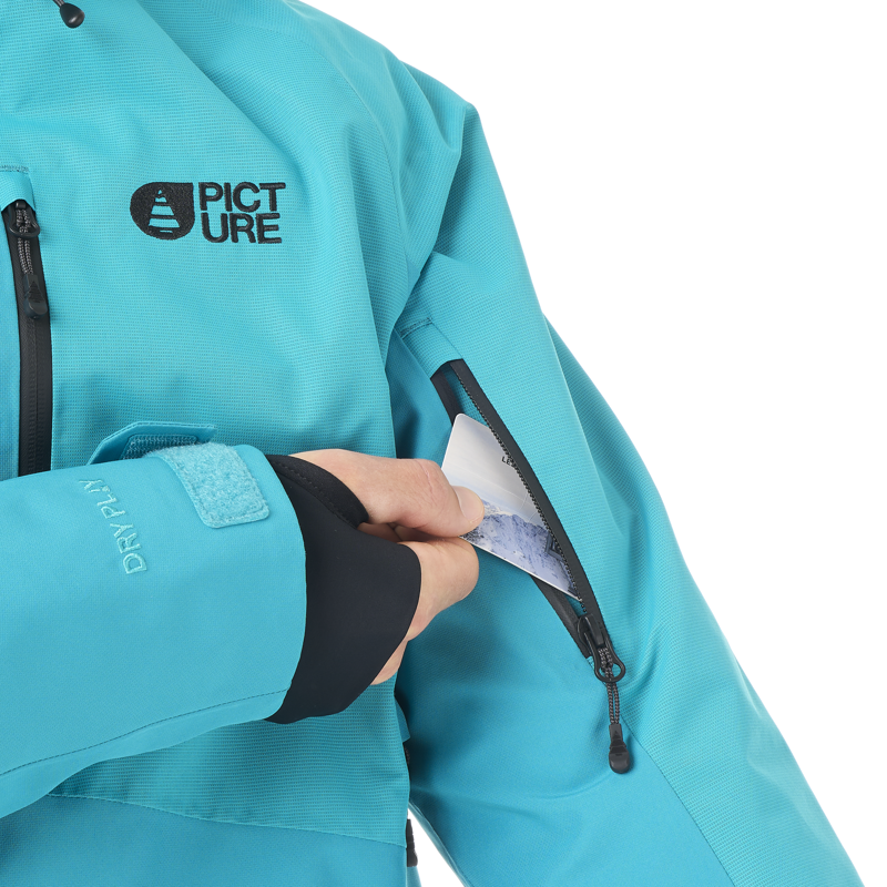 Picture Goods Mens Ski Jacket - Capri Blue-3