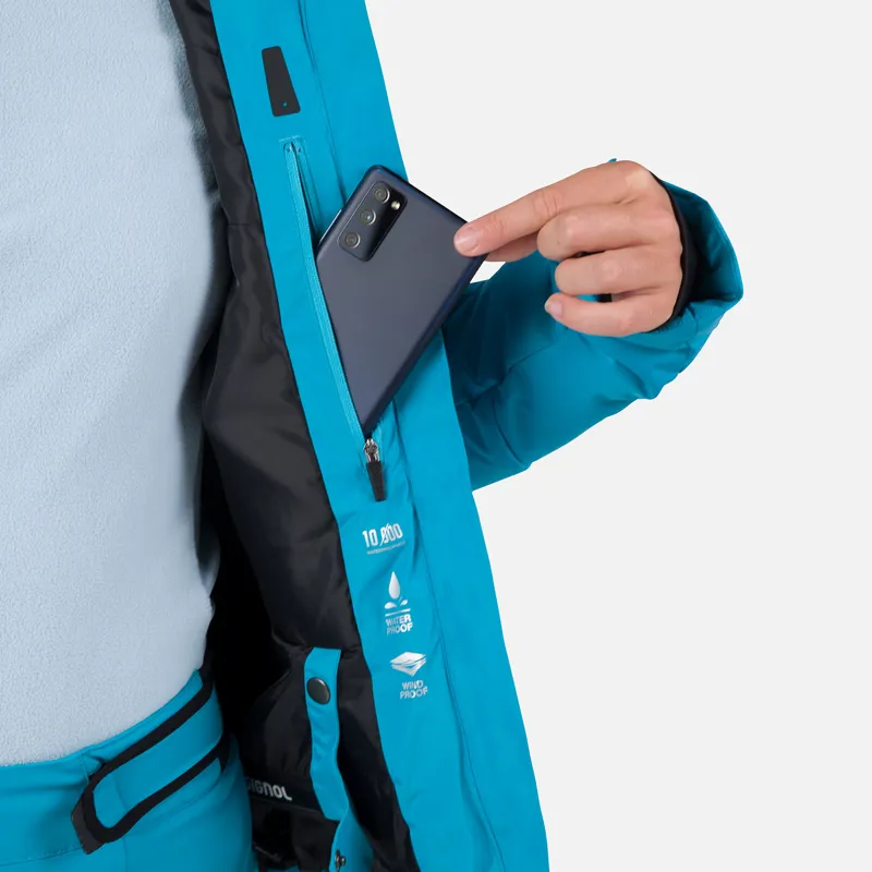 Rossignol Staci Pearly Womens Ski Jacket - Niagra Blue-4