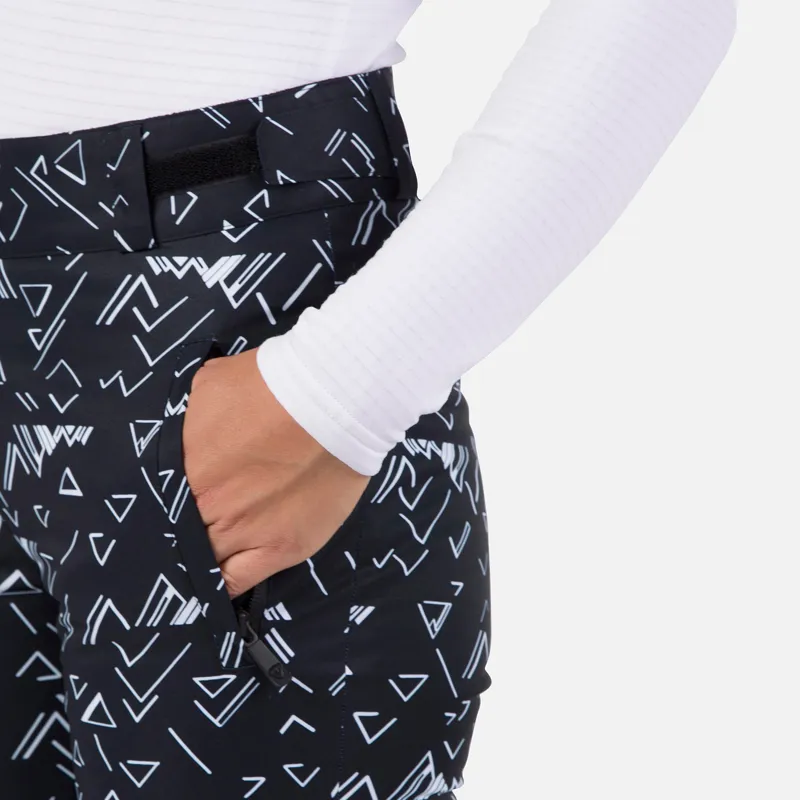 Rossignol Staci Print Womens Ski Pants - Black-3