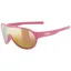 Uvex Sportstyle 512 Junior Sunglasses - Pink/Mirror Red Lens