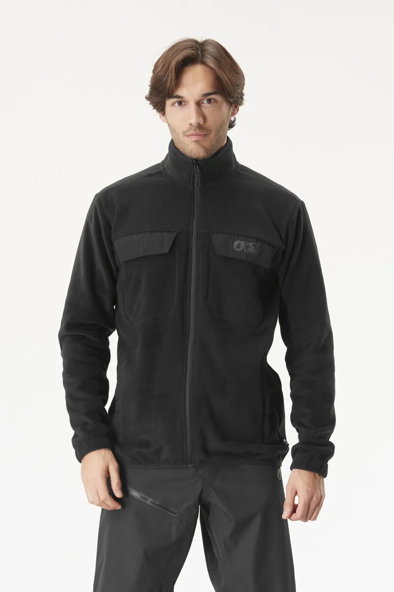 Picture Artim Mens Full Zip Fleece - Black-2