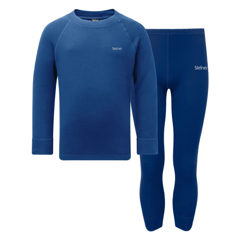 Steiner Soft-Tech Kids Thermal Vest and Leggings Set - Blue