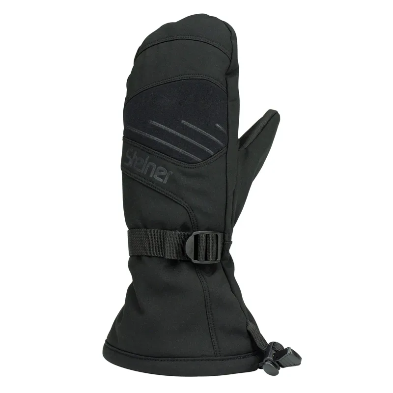 Steiner Mountain Womens Ski Mittens - Black