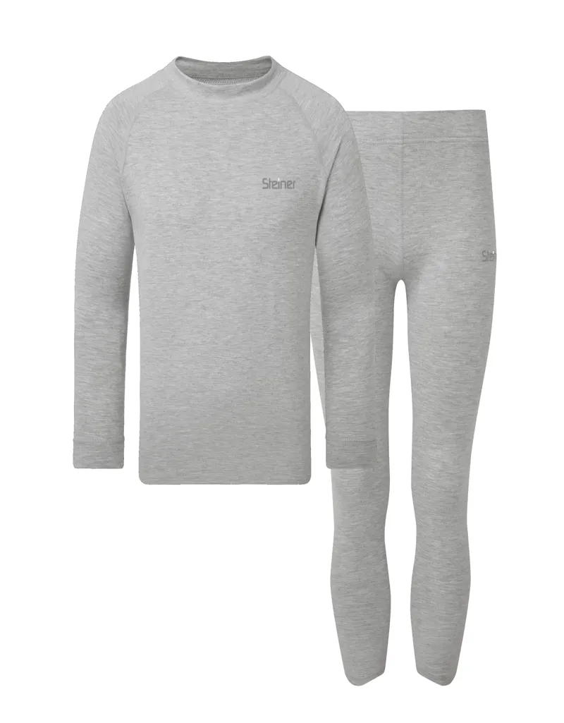 Steiner Soft-Tech Kids Thermal Vest and Leggings Set - Grey