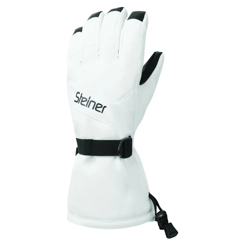 Steiner Mountain Womens Ski Gloves - White