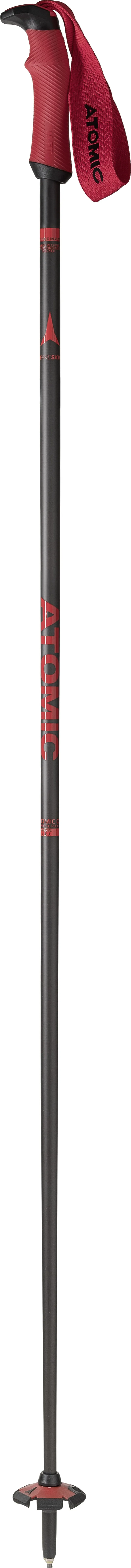 Atomic Carbon SQS Ski Poles in Black/Red