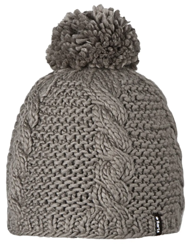 Barts Grain Beanie Hat in Taupe