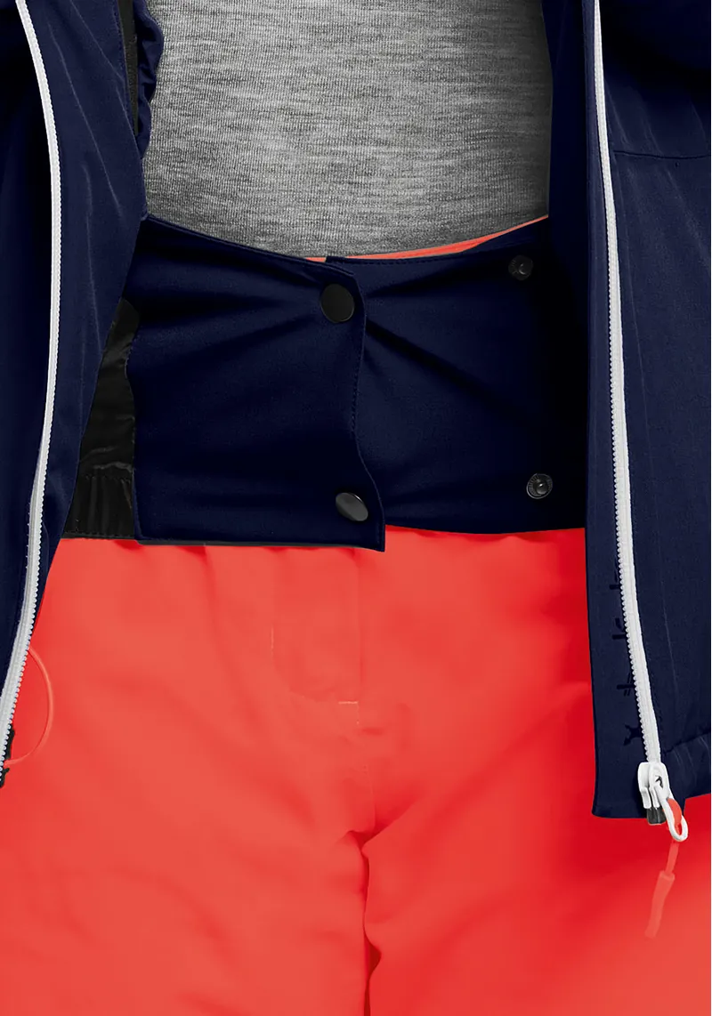 Maier Coral Womens Ski Pants in Fiery Coral-4