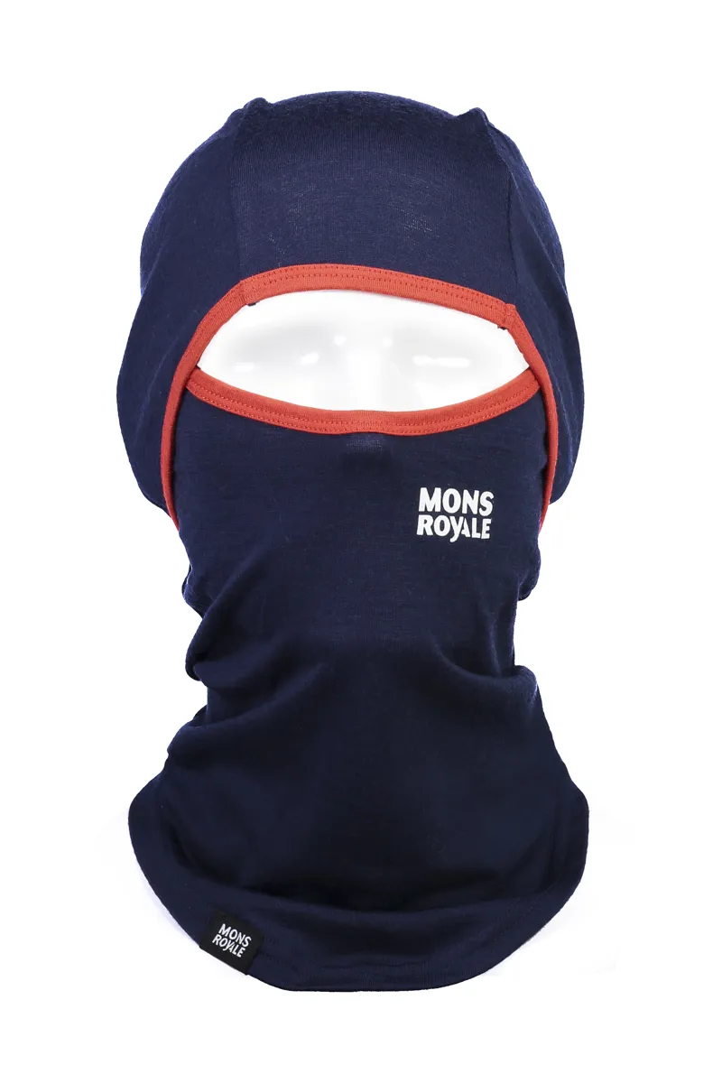Mons Royale Santa Rosa Hinge Merino Balaclava in Navy Blue