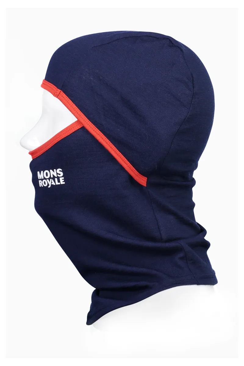 Mons Royale Santa Rosa Hinge Merino Balaclava in Navy Blue-1