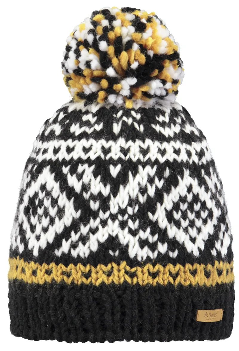 Barts Log Cabin Beanie in Black