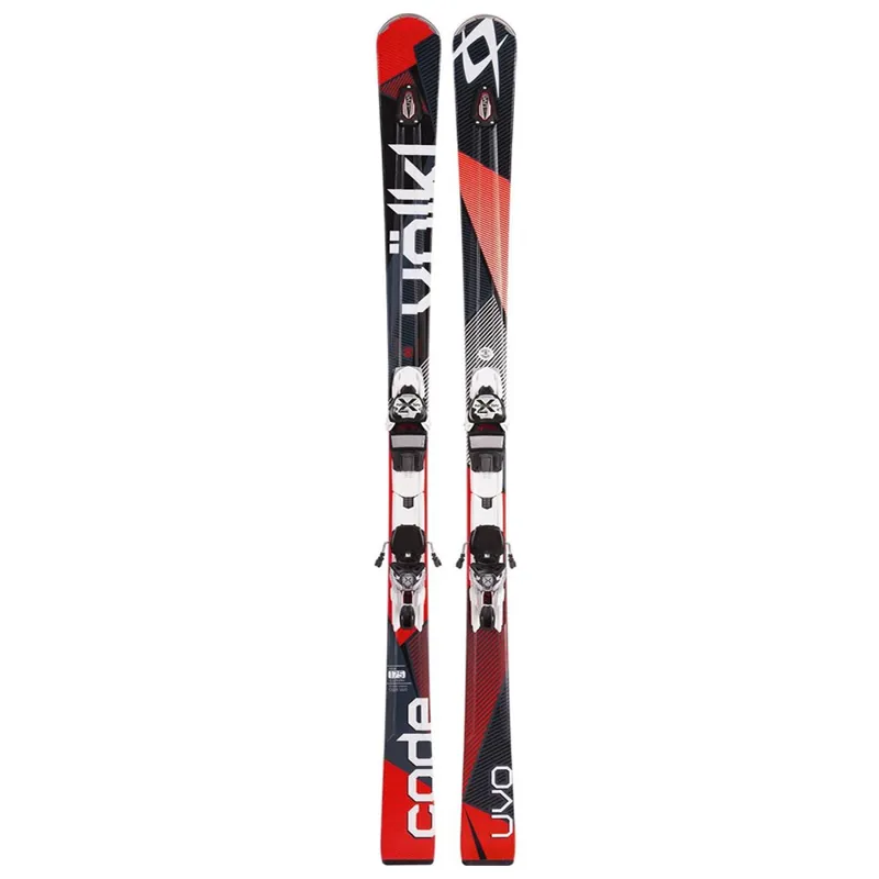 Volkl Code UVO Red 2017 Mens Skis In Red with Marker Bindings