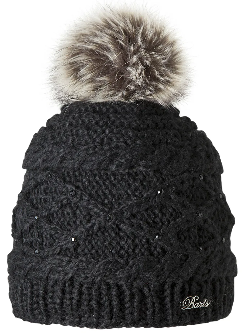 Barts Claire Beanie Hat in Black