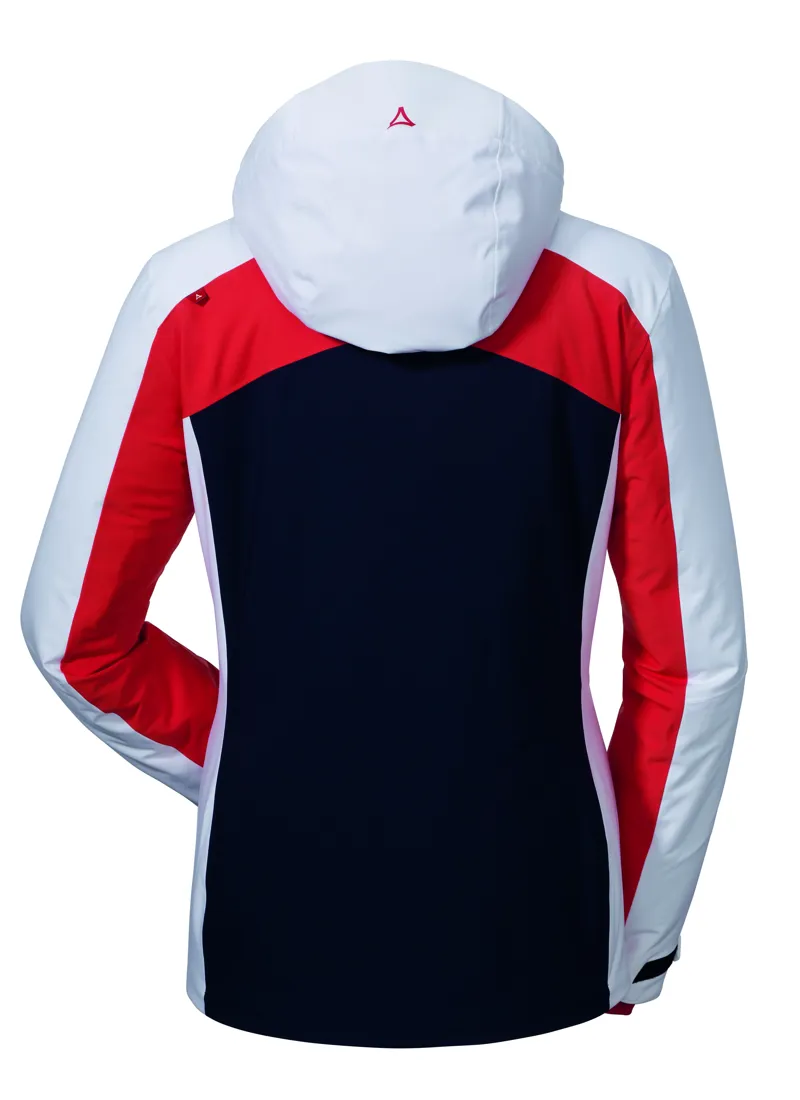 Schoffel Schladming 2.0 Womens Ski Jacket in Grenadine Red/White-1