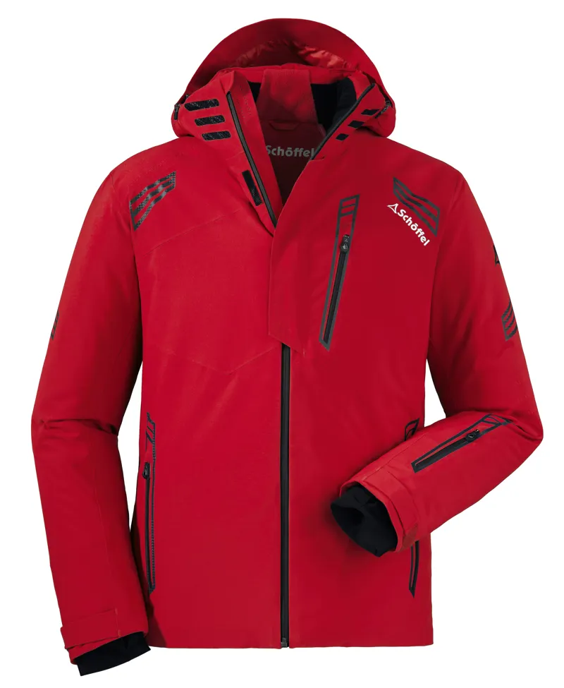 Schoffel Strike Mens Ski Jacket in Ski Patrol Red
