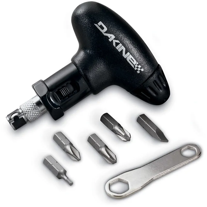 Dakine Torque Mini Driver  and  Bits Set in Black