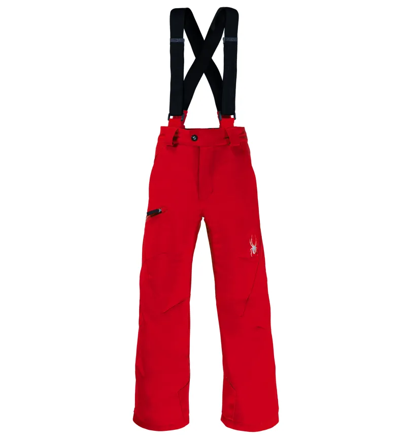 Spyder Propulsion Boys Ski Pants In Red
