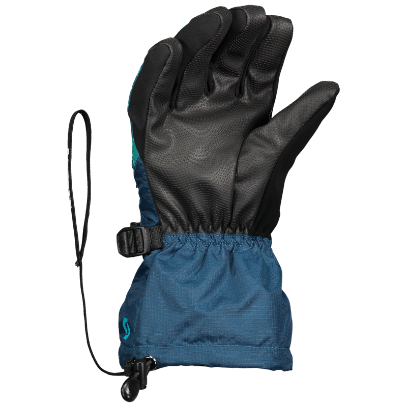 Scott Ultimate Premium Junior Ski Glove In Blue-1