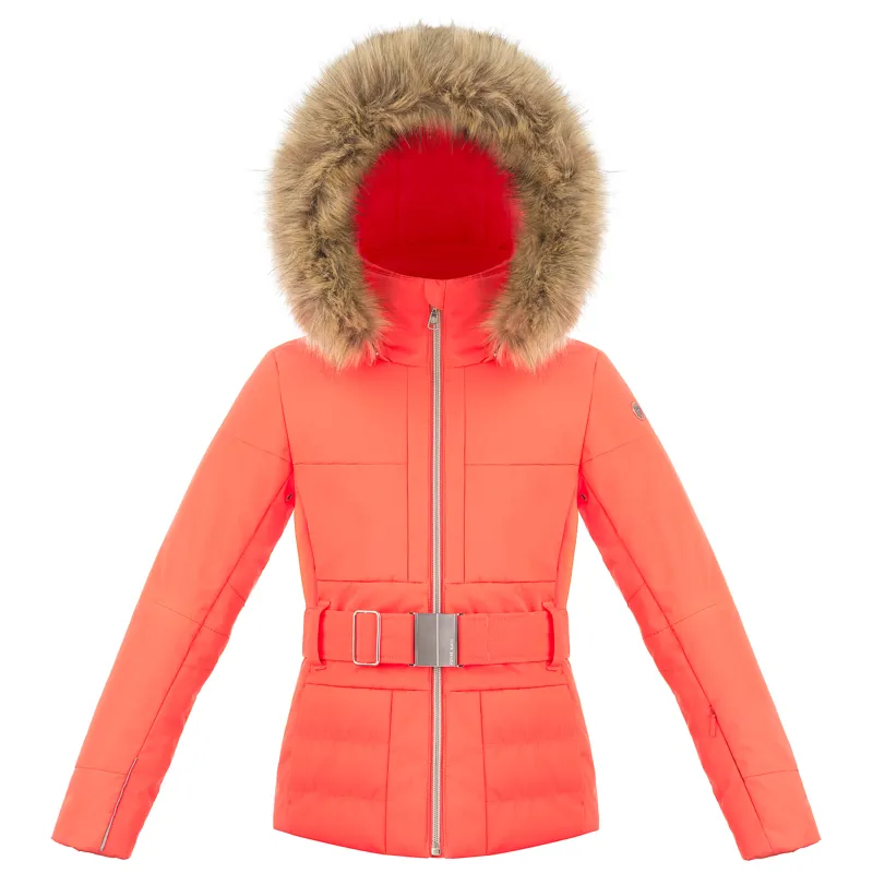 Poivre Blanc Eliza Junior Ski Jacket In Nectar Orange
