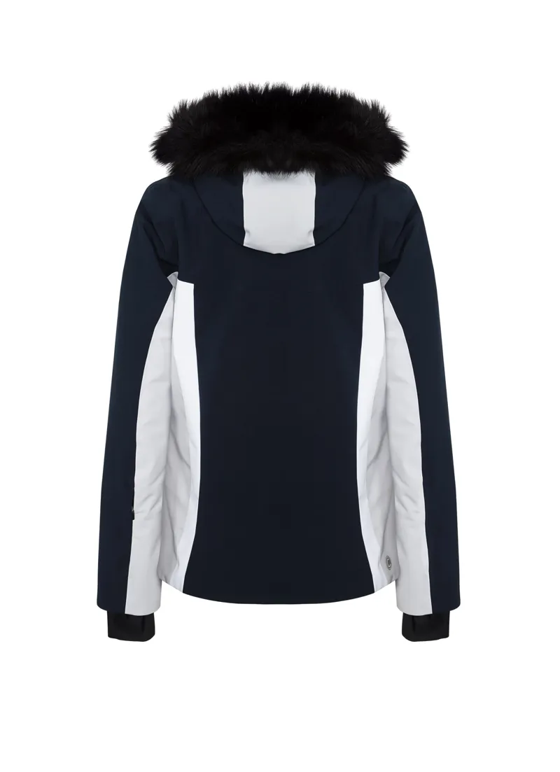 Colmar Meribel Womens Ski Jacket in Navy/White-1