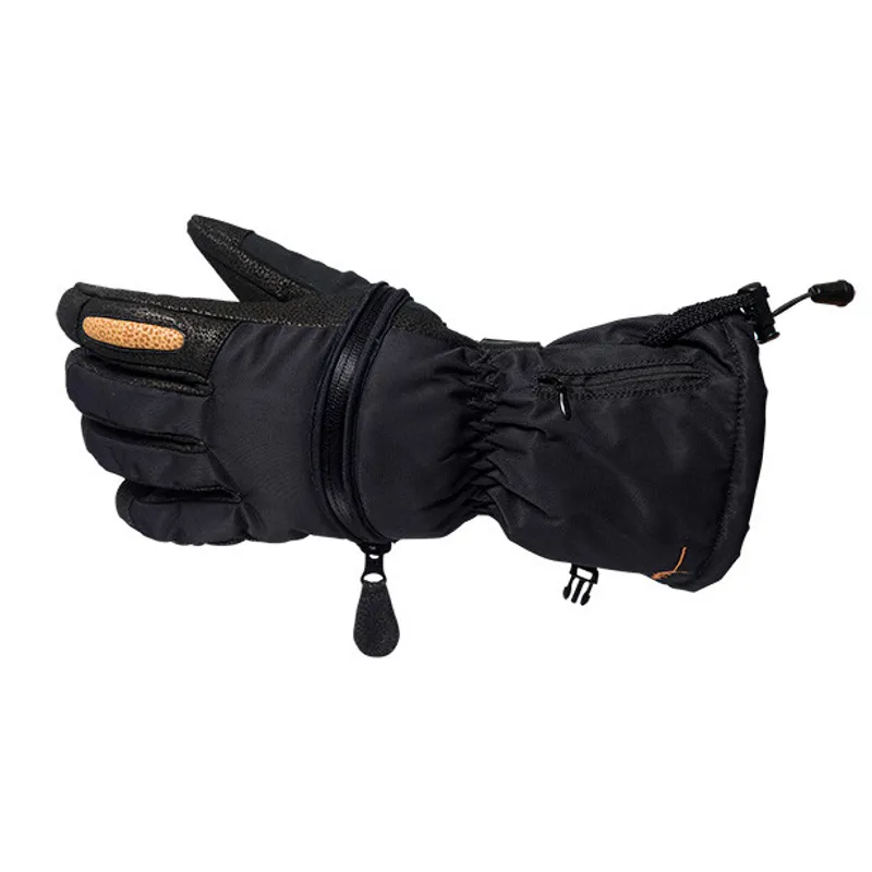 10 Peaks Neil Colgan Hut Ski Gloves in Black/Brown-1