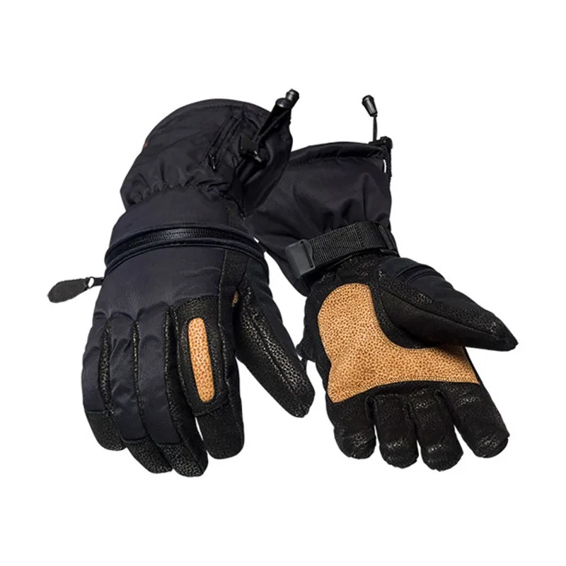 10 Peaks Neil Colgan Hut Ski Gloves in Black/Brown