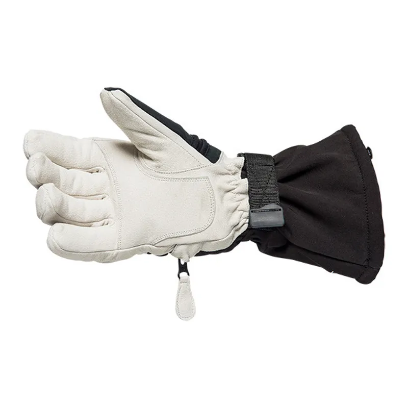 10 Peaks Mount Little Unisex Ski Gloves in Black/White-2