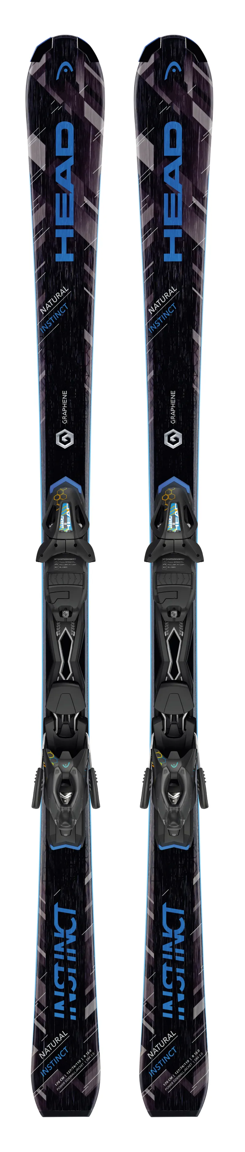 Head Natural Instinct 2017 Mens Skis with PR Bindings
